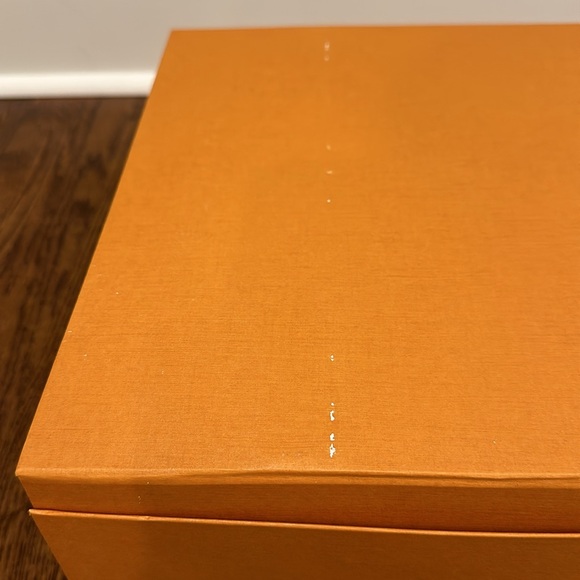 Louis Vuitton Yellow Gold Orange Blue Large Empty Gift Box - Picture 9 of 14